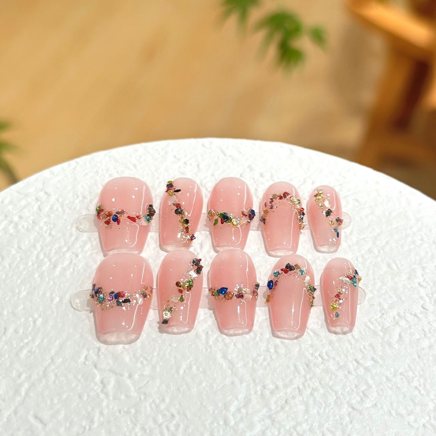 Handmade Press On Nails B047