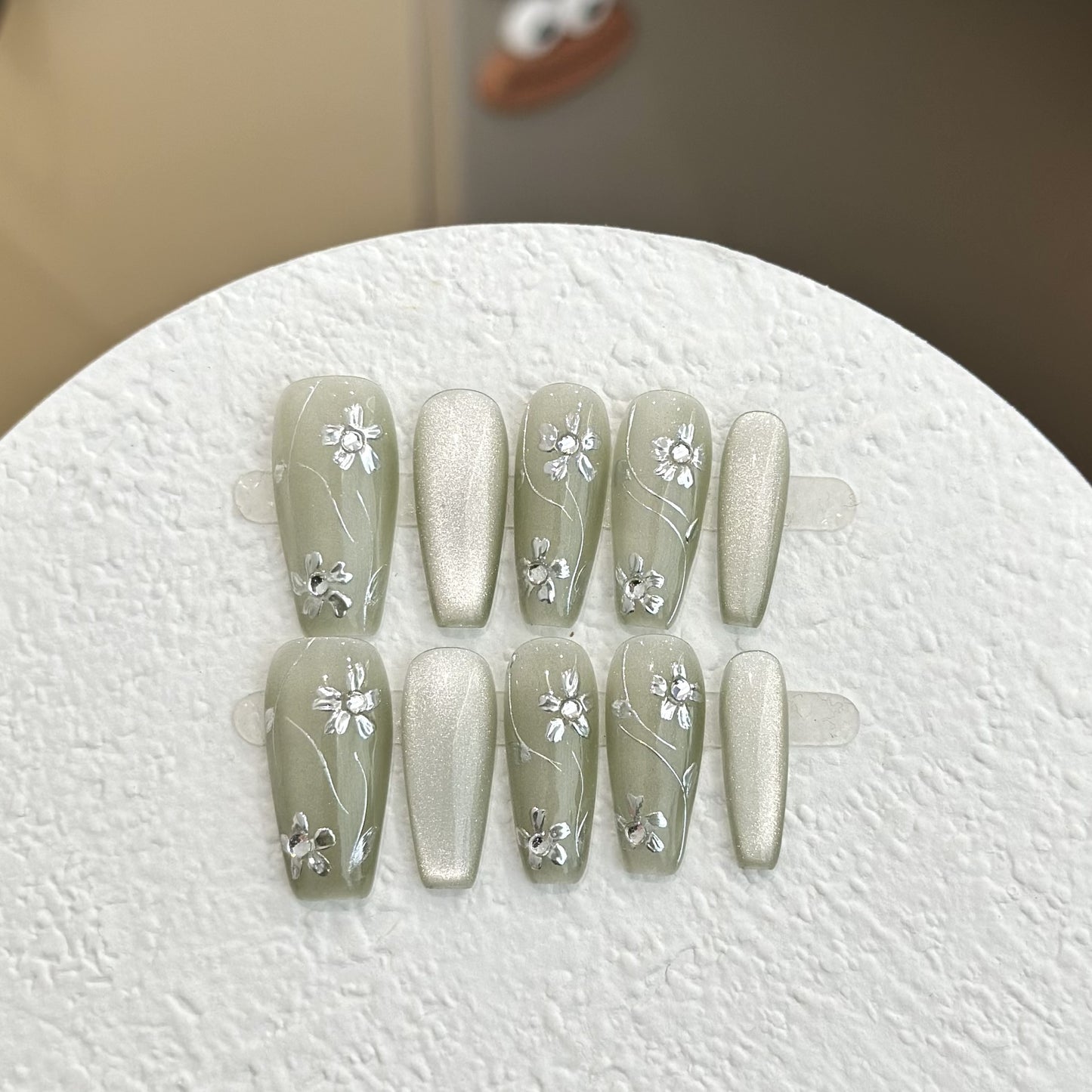 Handmade Press On Nails C065