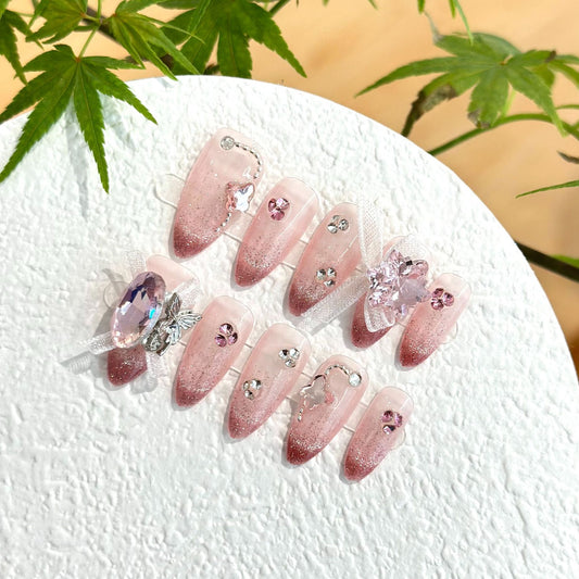 Handmade Press On Nails B046