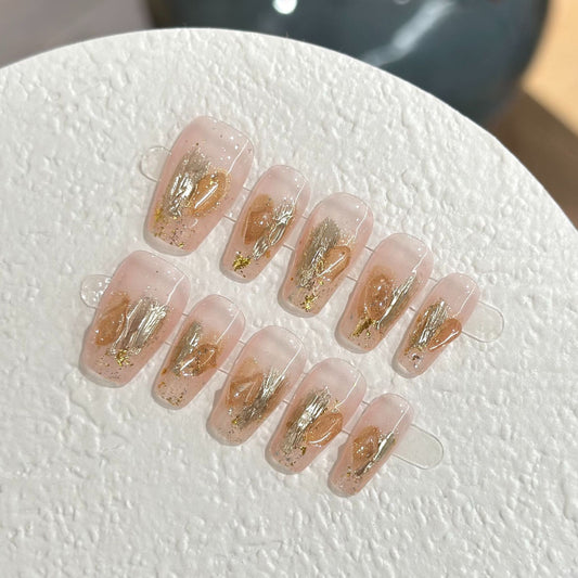 Handmade Press On Nails B043