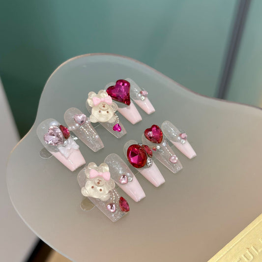 Handmade Press On Nails C070