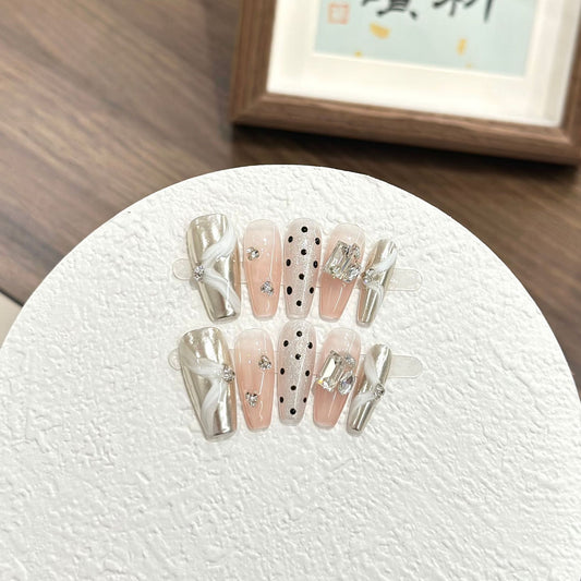 Handmade Press On Nails B024
