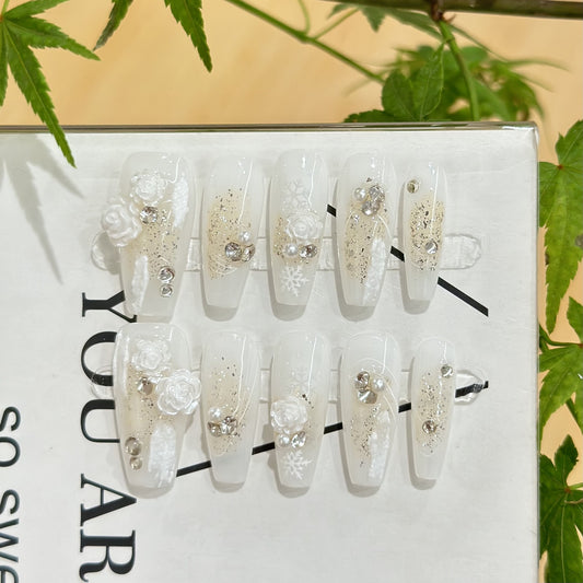 Handmade Press On Nails B050