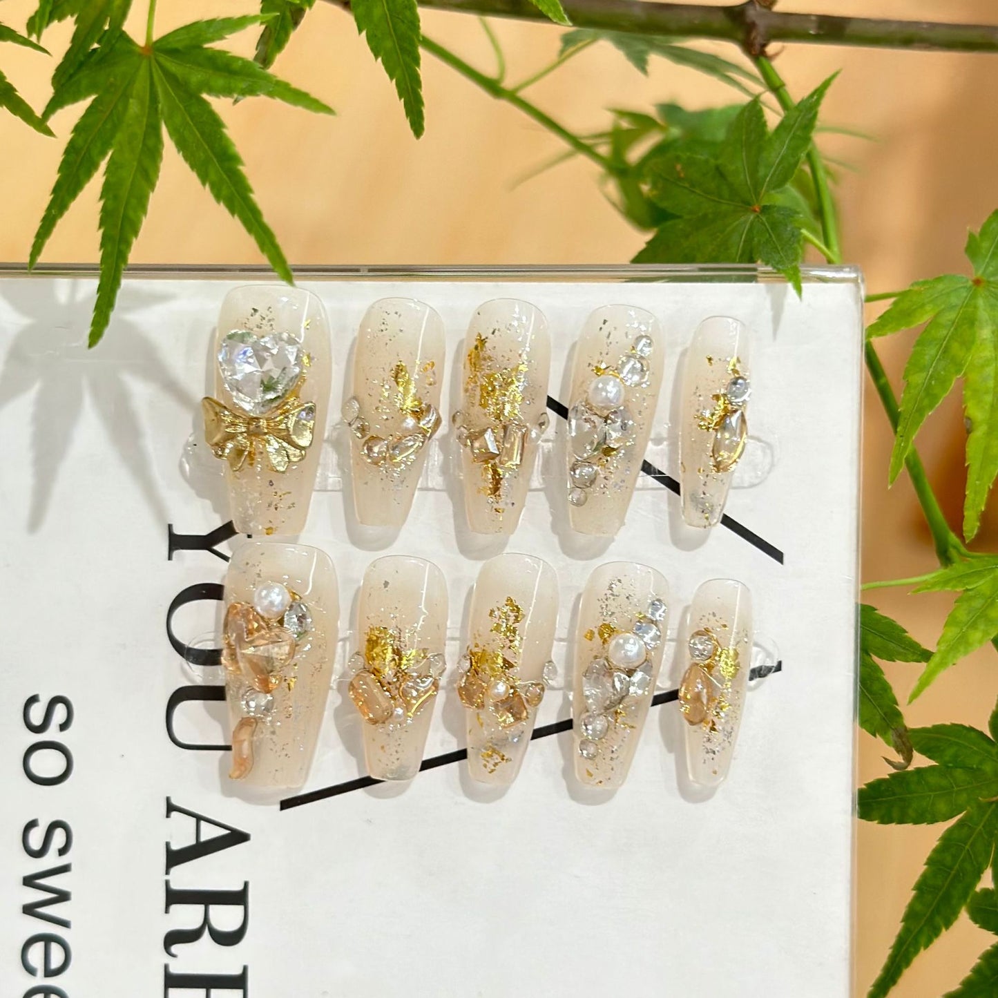 Handmade Press On Nails B052