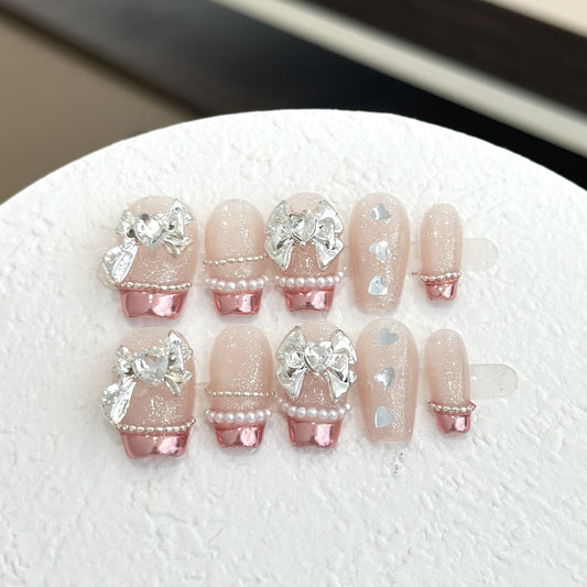Handmade Press On Nails C031