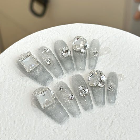 Handmade Press On Nails C033