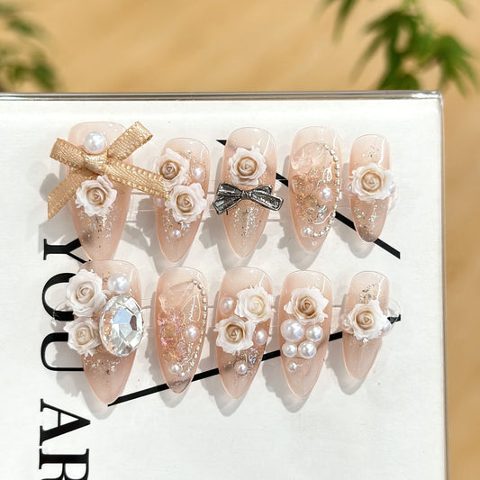 Handmade Press On Nails B056