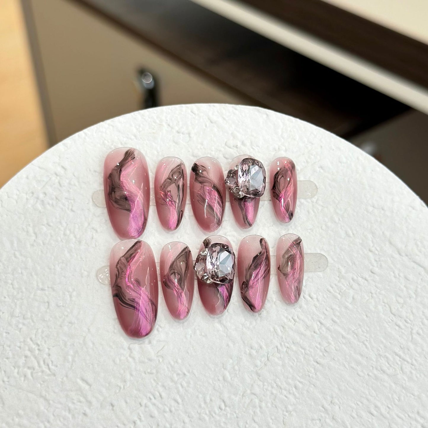 Handmade Press On Nails C064