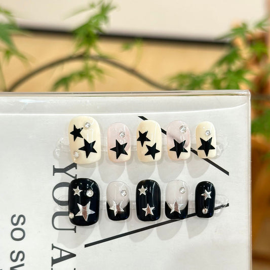 Handmade Press On Nails B049
