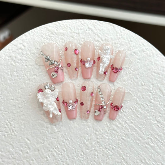 Handmade Press On Nails C025