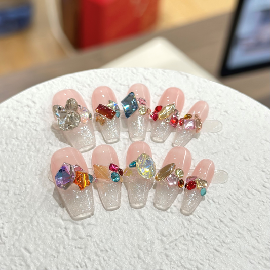 Handmade Press On Nails B016