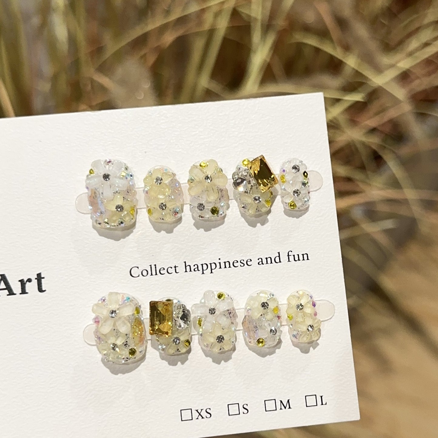 Handmade Press On Nails A242