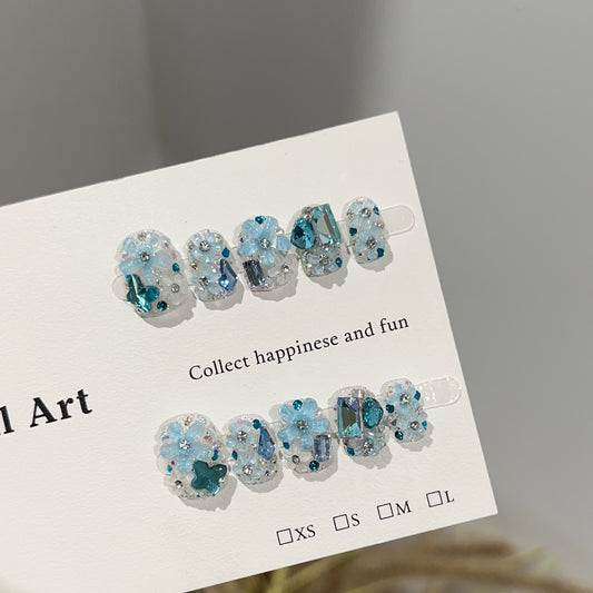 Handmade Press On Nails A251