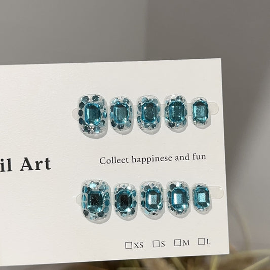 Handmade Press On Nails A277