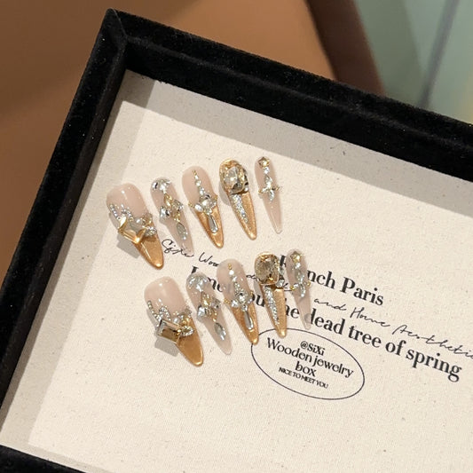 Handmade Press On Nails C178