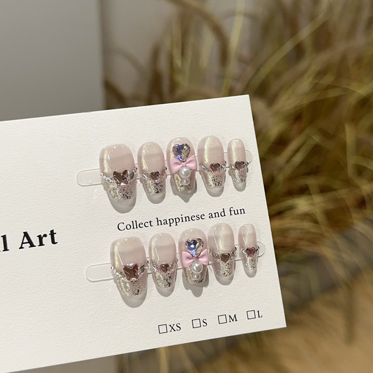 Handmade Press On Nails C201
