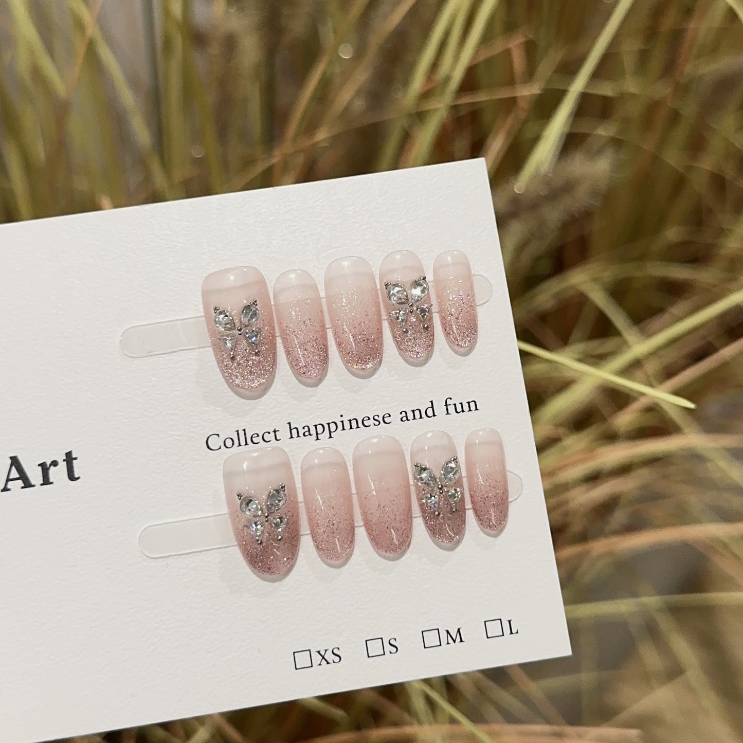 Handmade Press On Nails C203