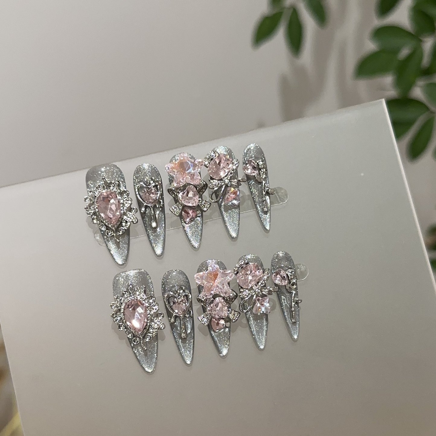 Handmade Press On Nails C216