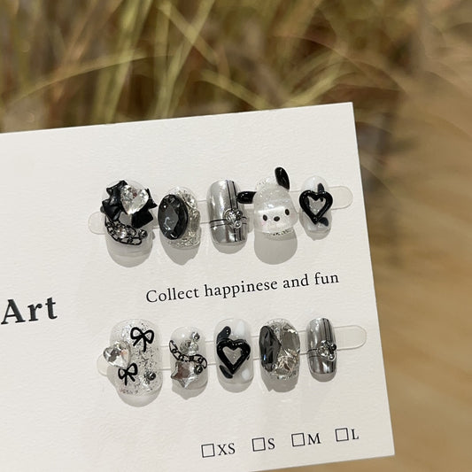 Handmade Press On Nails C222
