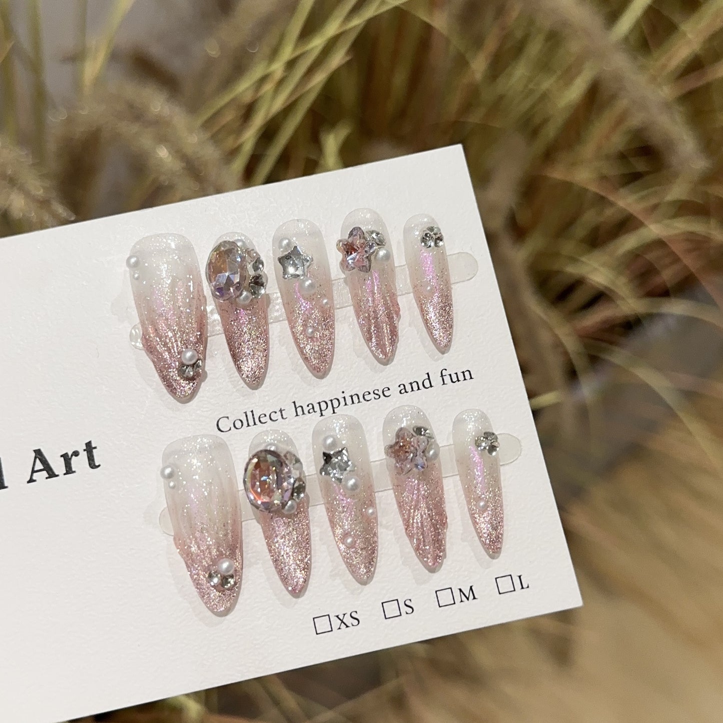Handmade Press On Nails C223