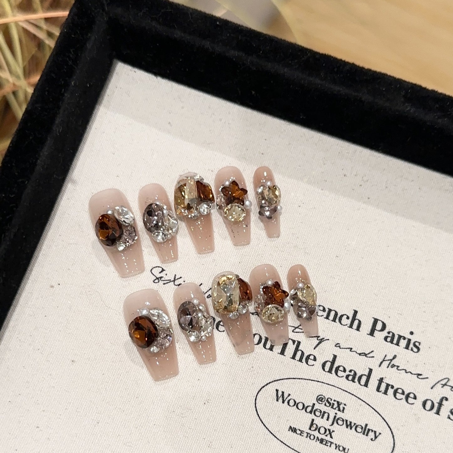 Handmade Press On Nails C225