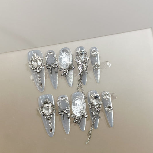 Handmade Press On Nails C227