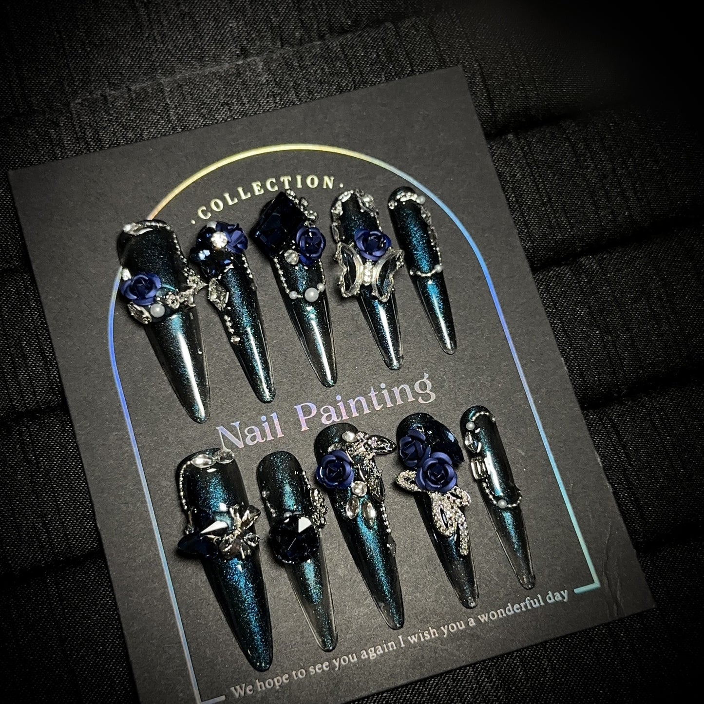 Handmade Press On Nails C255