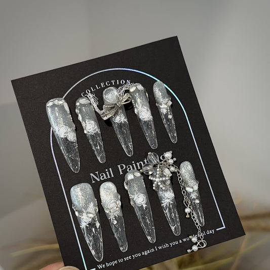Handmade Press On Nails C259