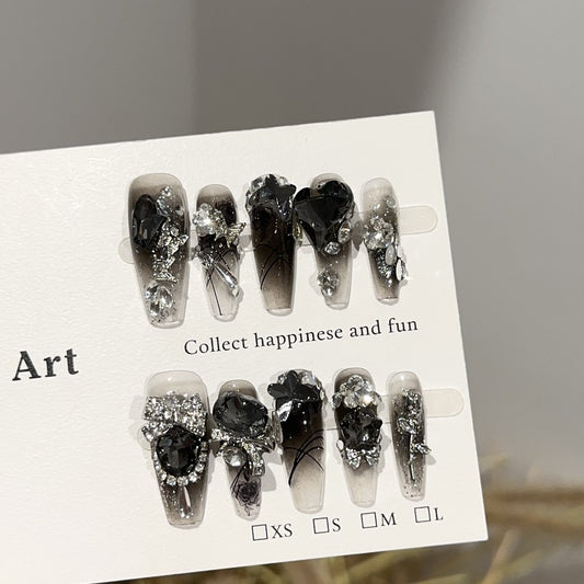 Handmade Press On Nails C284