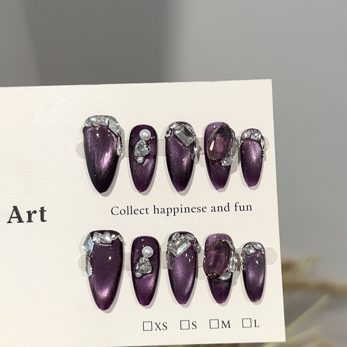 Handmade Press On Nails C294