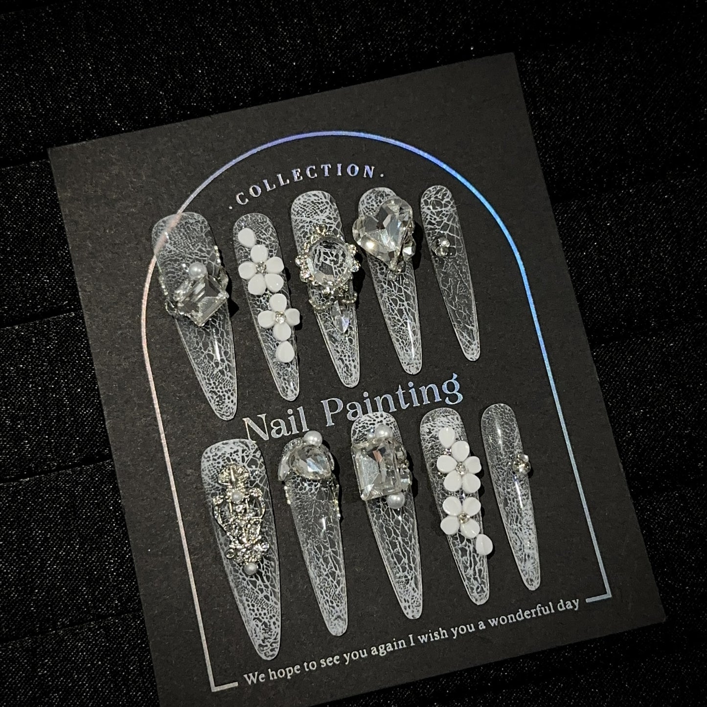 Handmade Press On Nails C295