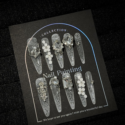 Handmade Press On Nails C295