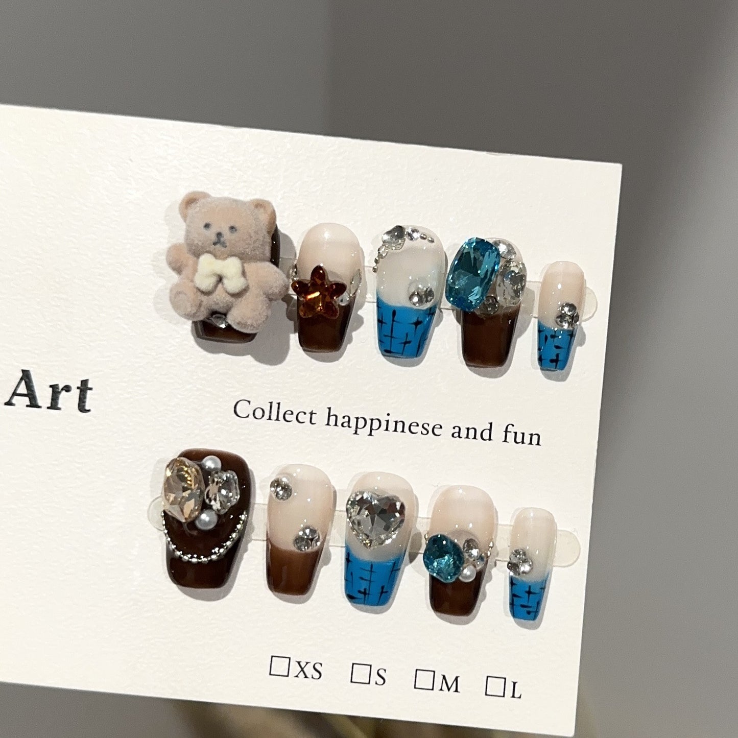 Handmade Press On Nails C297