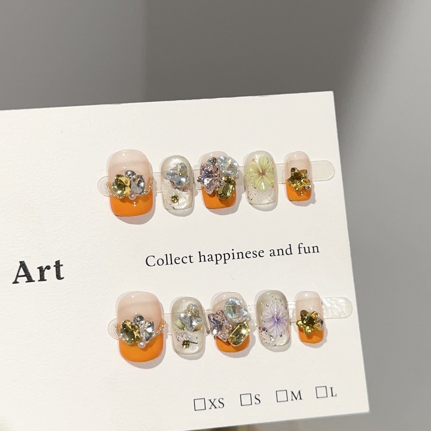 Handmade Press On Nails C298