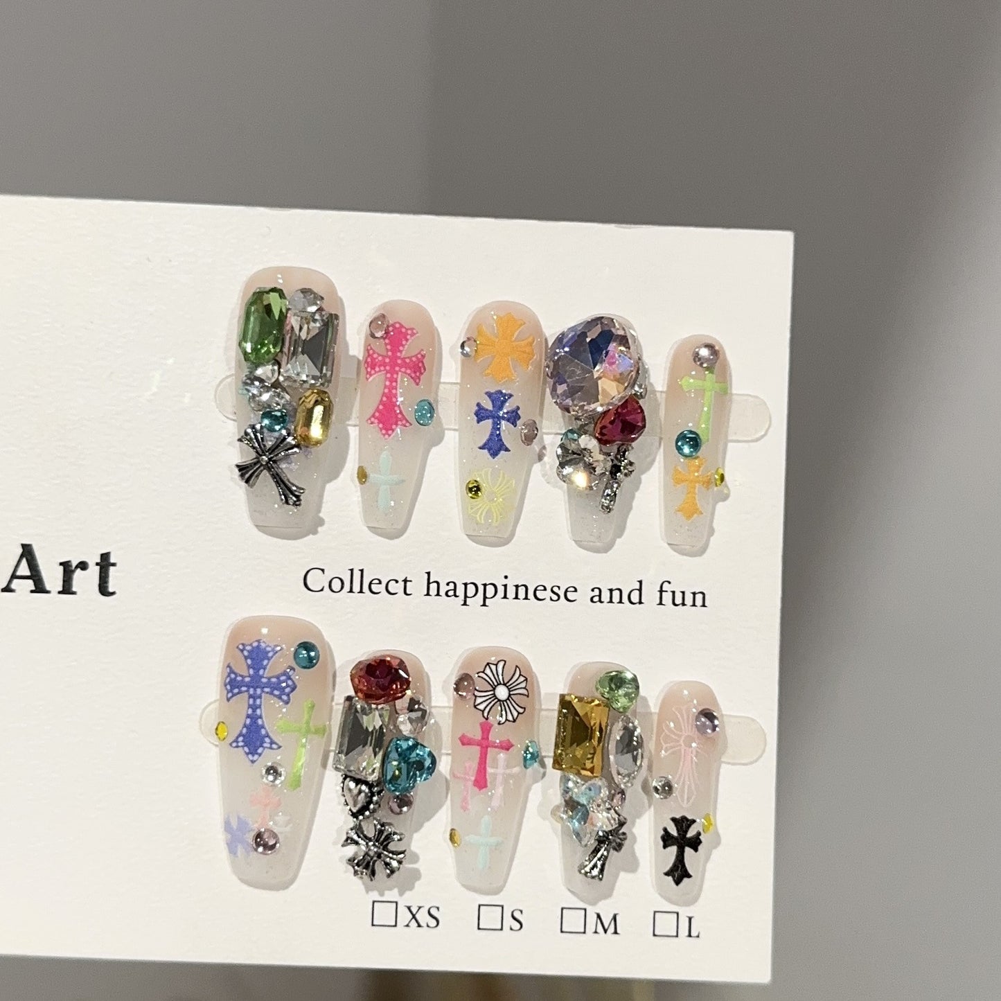Handmade Press On Nails C304