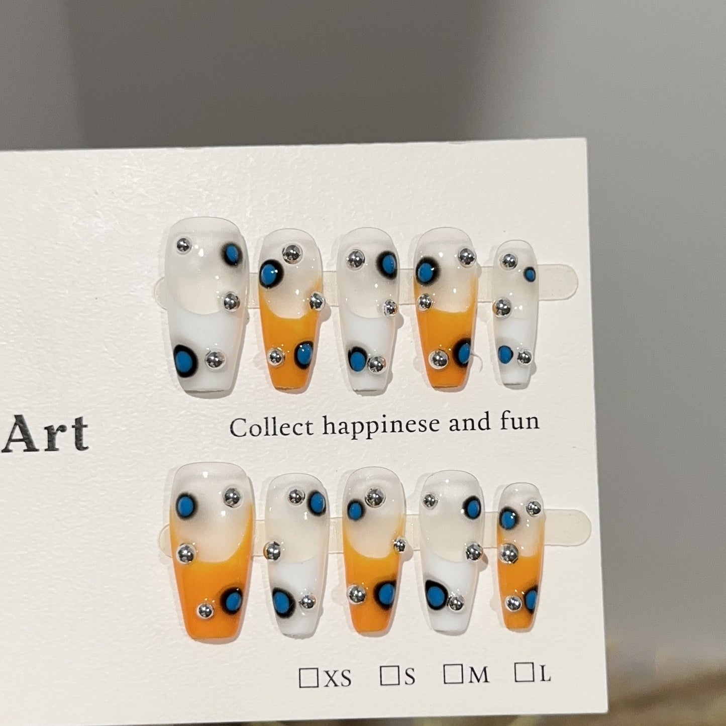 Handmade Press On Nails C305