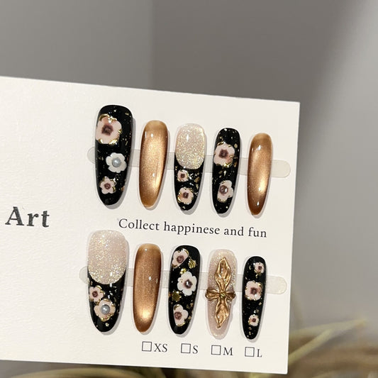 Handmade Press On Nails C310