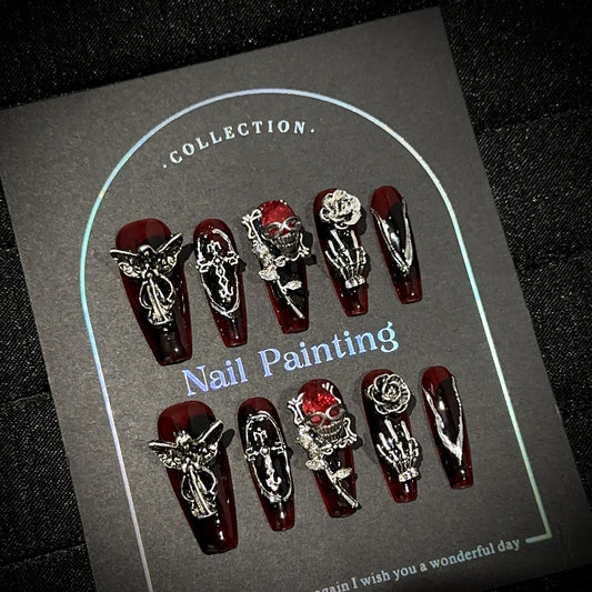 Handmade Press On Nails C311
