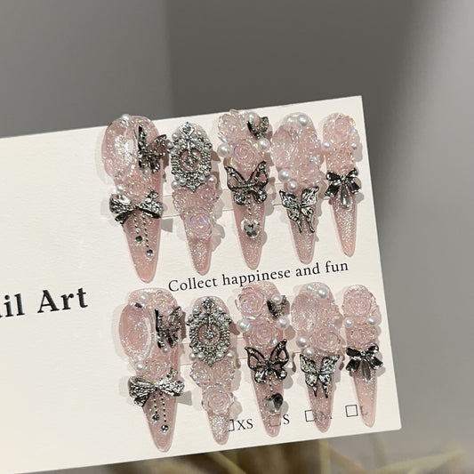 Handmade Press On Nails C320