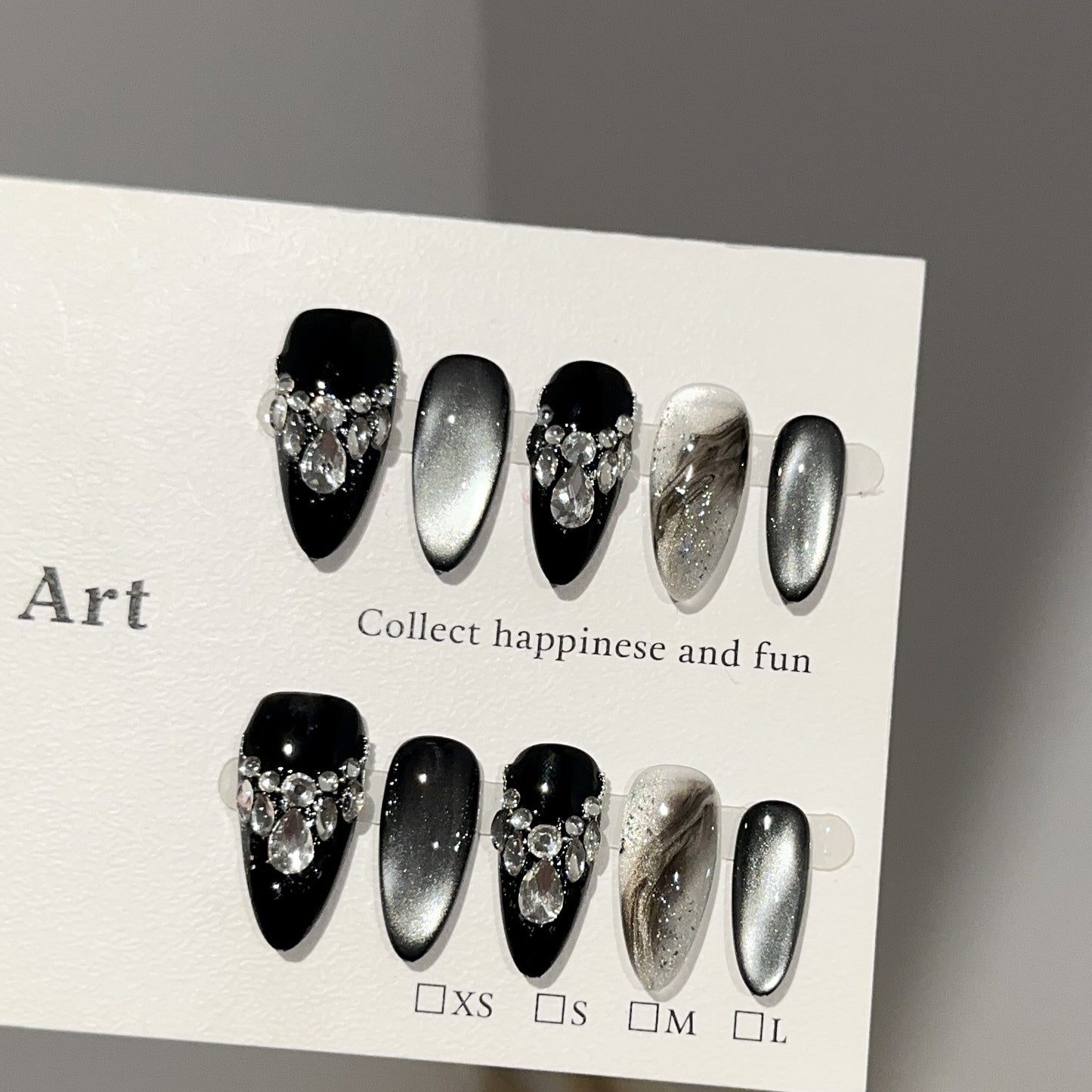 Handmade Press On Nails C322