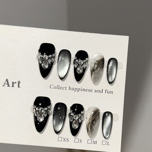 Handmade Press On Nails C322