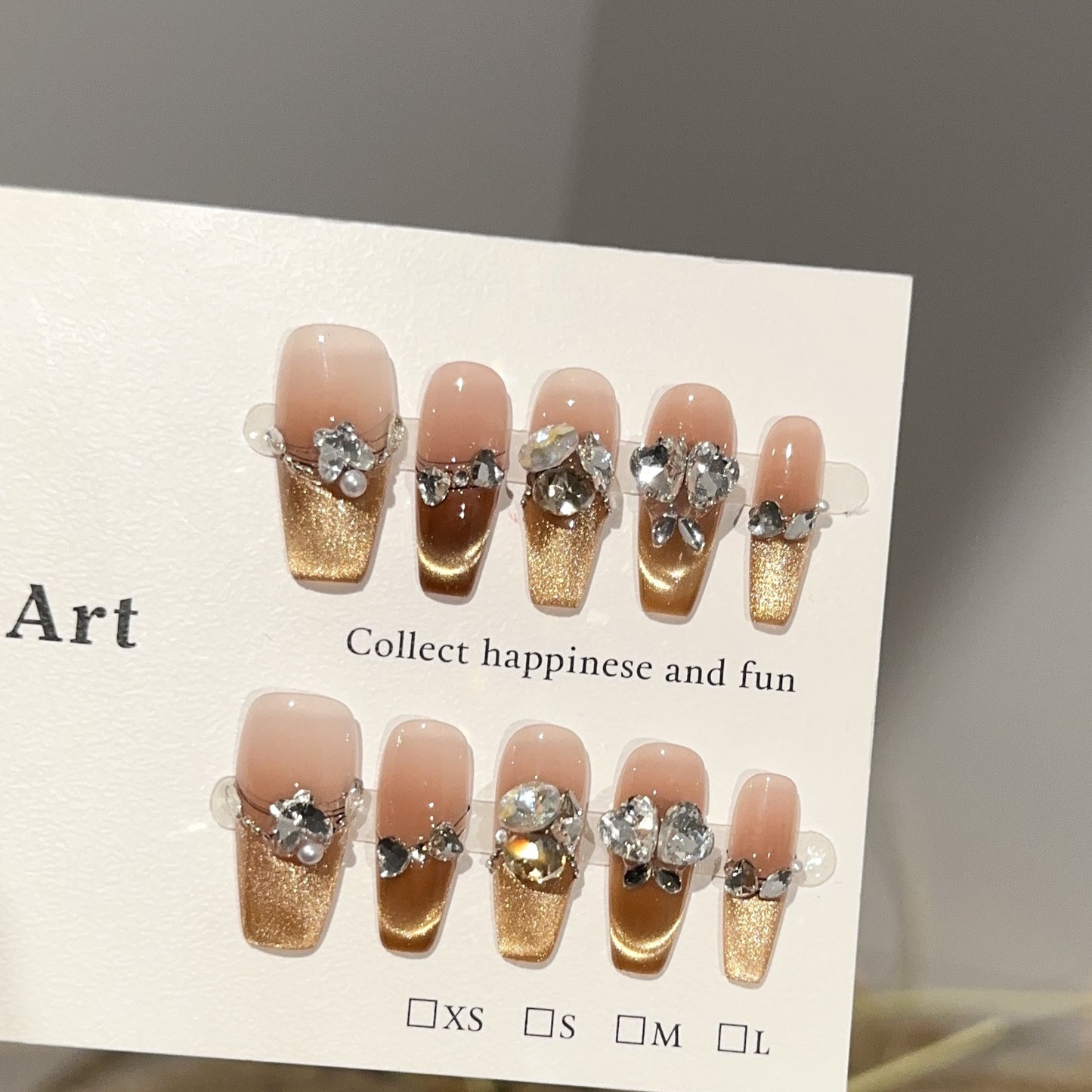 Handmade Press On Nails C323