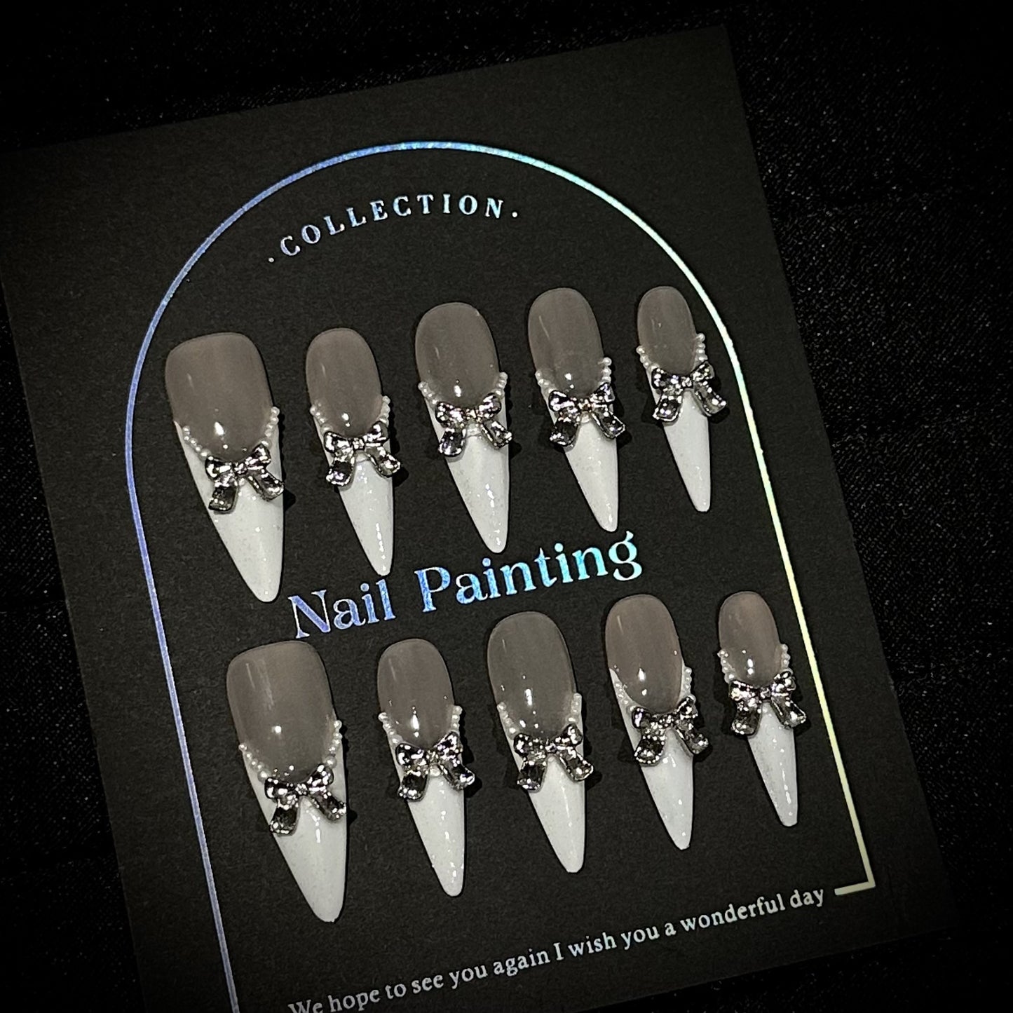 Handmade Press On Nails C324