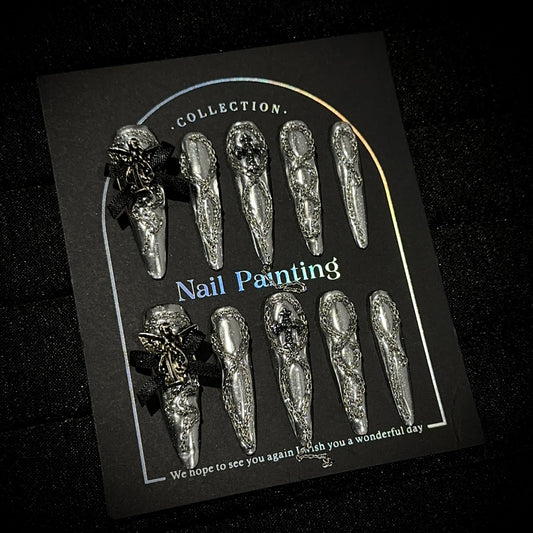 Handmade Press On Nails C330