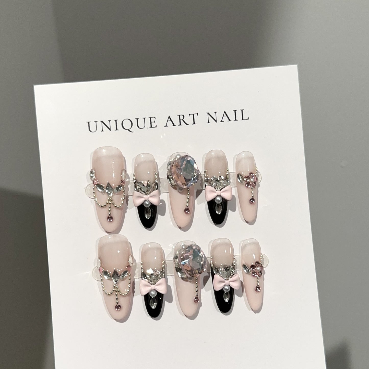 Handmade Press On Nails C338