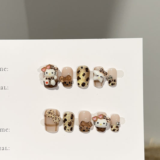 Handmade Press On Nails C344