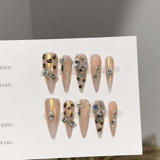 Handmade Press On Nails C345