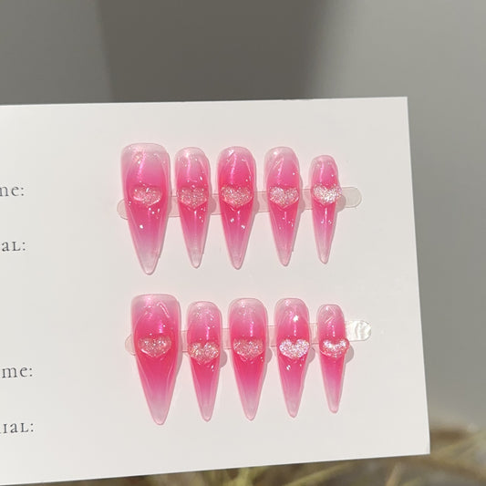 Handmade Press On Nails C353