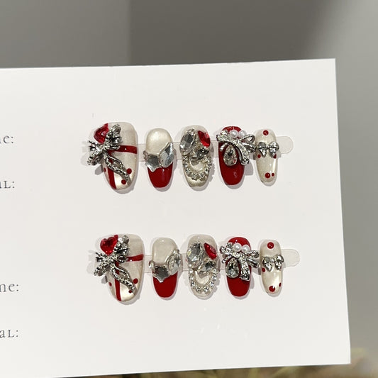 Handmade Press On Nails C364