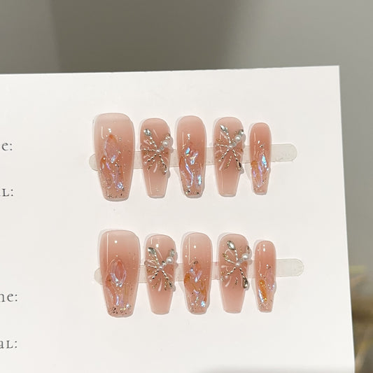 Handmade Press On Nails C377